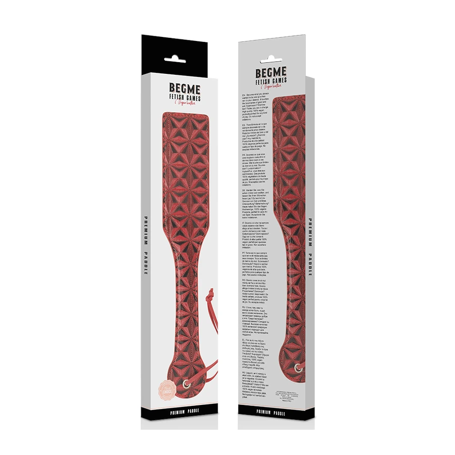 BEGME - PELLE EN CUIR VÉGÉTALIEN RED EDITION